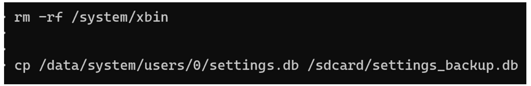 그림 27. 루트 권한 시도 감지 후킹 결과(2)