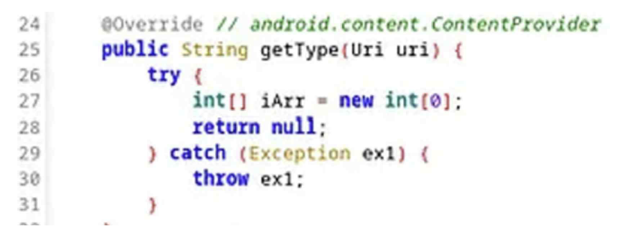 그림 37. 해당 APK가 특정 URL로부터 파일을 다운로드함