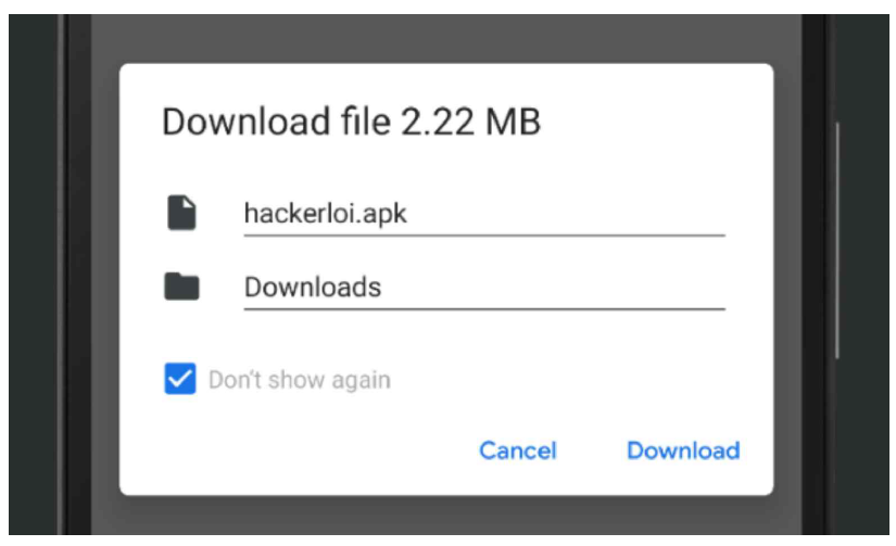 그림 121. Apk 파일 다운로드(1)