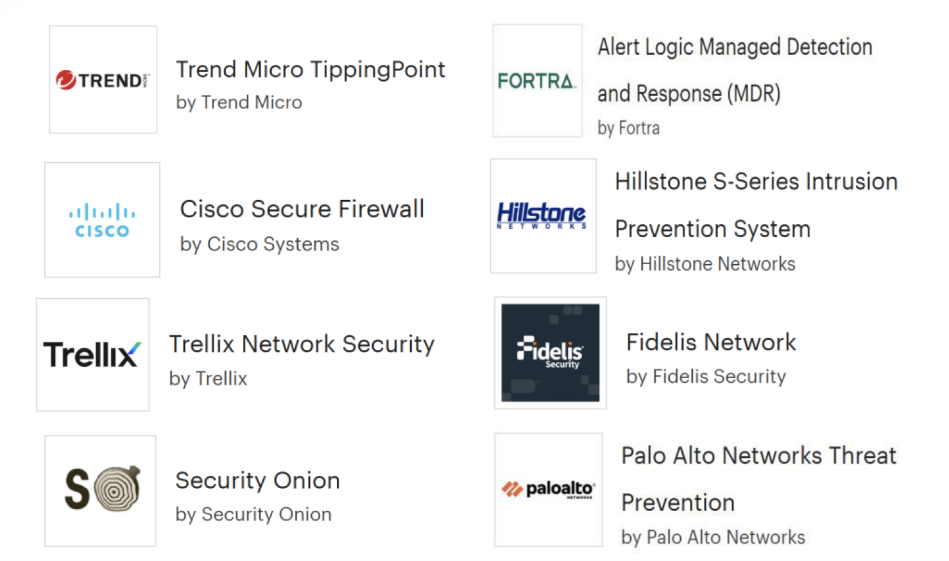 그림 5. 2024 GARTNER INTRUSION DETECTION AND PREVENTION SYSTEMS TOP REVIEWS AND RATINGS