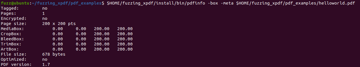 그림 11. xpdf 설치 성공 화면