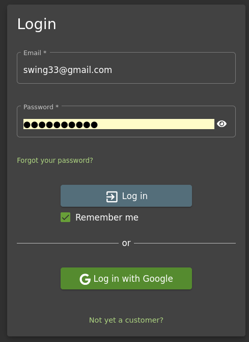그림 6. [Login page]