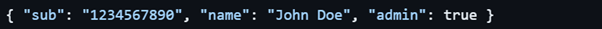 그림 4. [JWT 페이로드 예시]