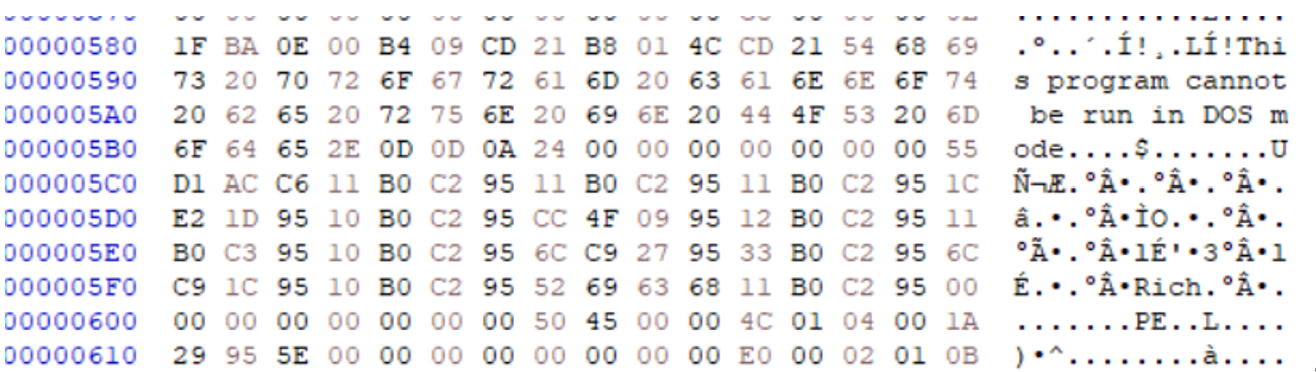 그림 67. PID 9160, 3584 덤프
